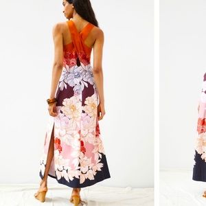 Anthropologie NWT Maeve Floral Maxi Dress Size XL.